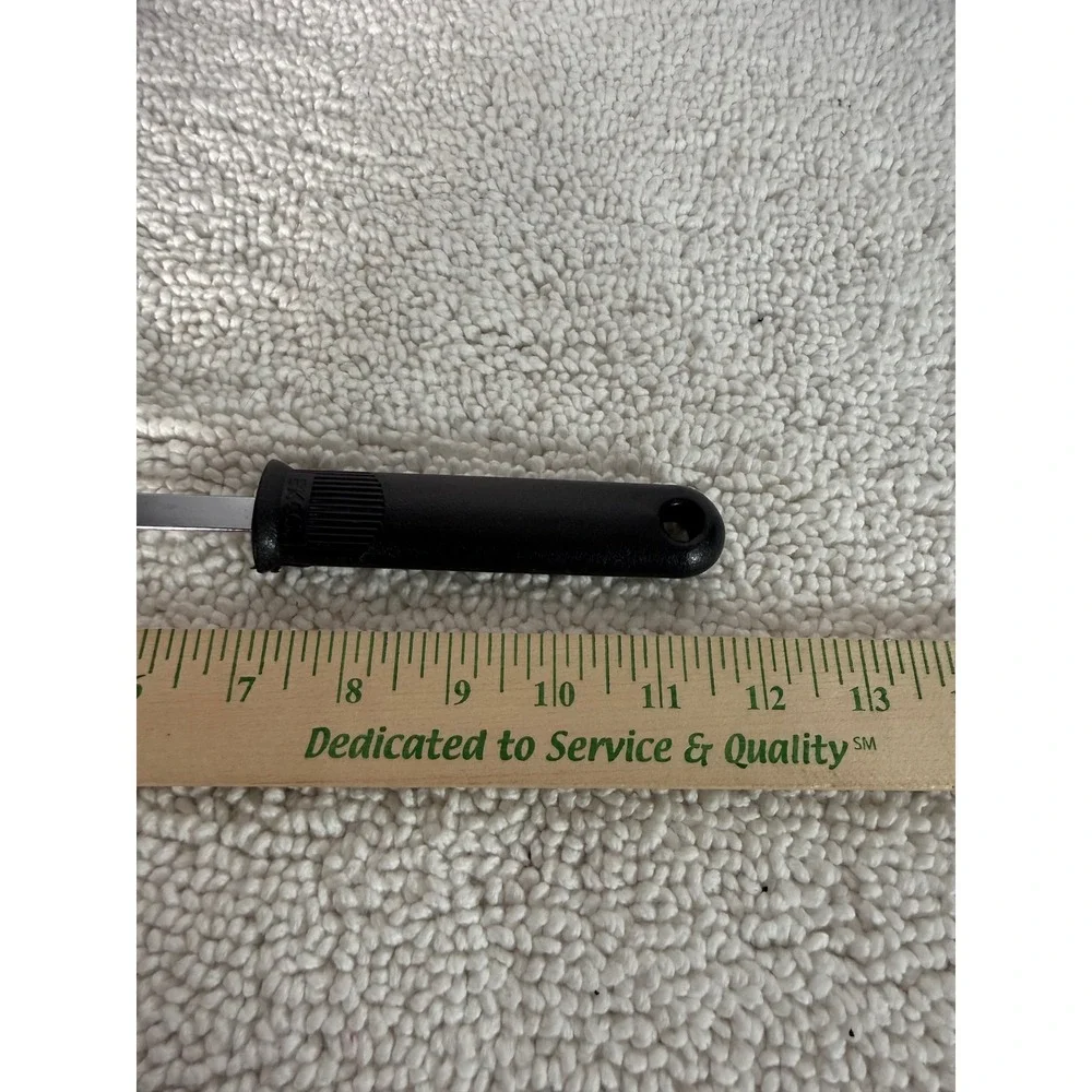 Vtg Ekco Black Solid Spoon Kitchen Utensil Max 400F Heat Resistant Cooking Spoon